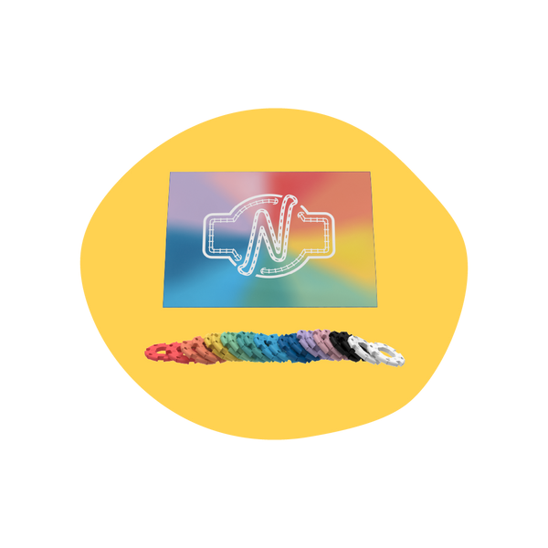 Colourful Rainbow Pieces